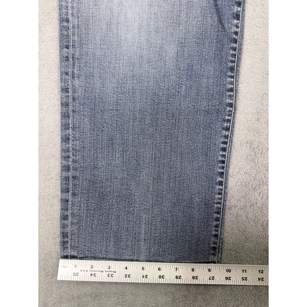 Lauren Ralph Lauren Jeans Womens 20W Plus‎ Blue Straight Classic High Rise Denim